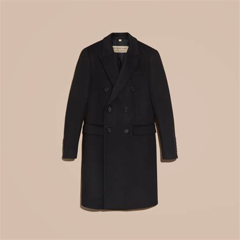 burberry wool cashmere tailored coat men|Burberry cashmere coat sale.